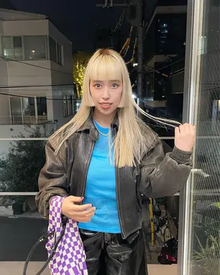 セミロング カラー 佐伯 和佳のヘアスタイル