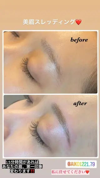 アイブロウ ハーブピーリング/韓国肌管理/フェイシャル/毛穴洗浄/眉毛/顔脱毛【糸脱毛専門】rev所属・ハーブピーリング🌹 毛穴洗浄❤️眉waxのエステ・リラクイメージ