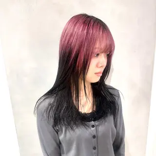カラー デザインカラー/パー マ🦖外岡咲希🦖のヘアスタイル
