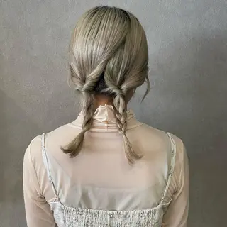 ヘアアレンジ Maisie所属・ヘアアレンジ/ 暖色🩵hazukiのヘアスタイル