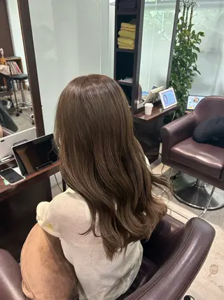 ロング カラー 坂本奈都美 🎀のヘアスタイル