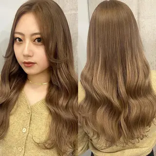 ロング カラー SHURI❤️‍🔥 中/韓mix ♡のヘアスタイル