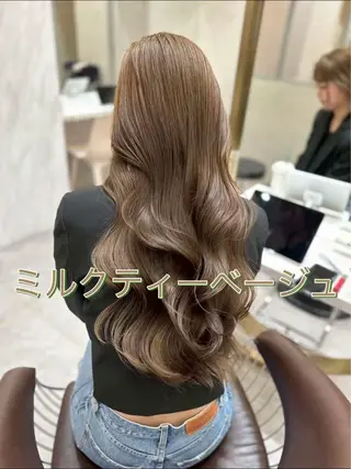 ロング カラー イウラ ショウヤのヘアスタイル
