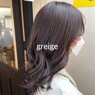 セミロング 暖色カラー推し/ トヤエリコのヘアスタイル