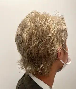 カラー メンズ 大阪メンズパーマ /スパイキー/らいのヘアスタイル