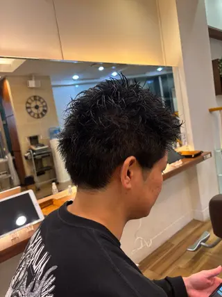 ショート メンズ ナチュラルスタイル feel/則長 玲央のヘアスタイル