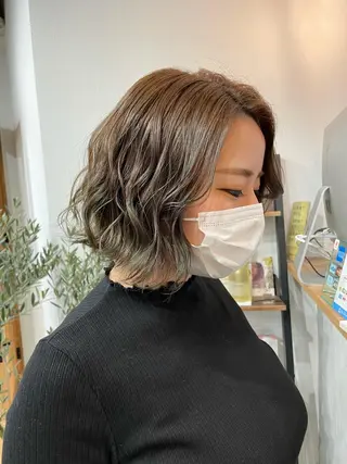 ショート カラーモデル募集 吉原佳穂💗のヘアスタイル
