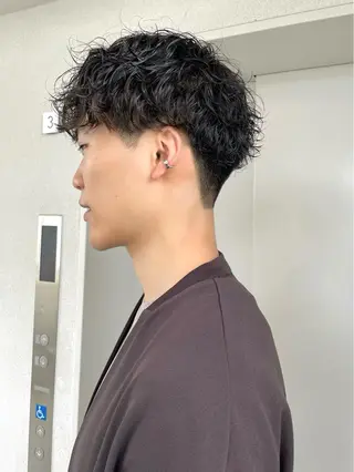 ショート パーマ メンズ メンズ似合わせ🪞 副店長 kotoriのヘアスタイル