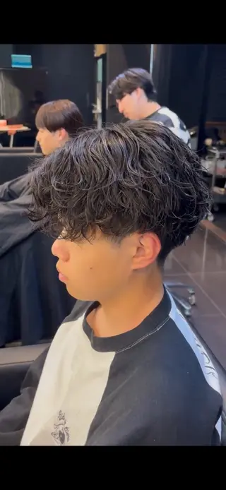 パーマ 加藤 晴輝のヘアスタイル