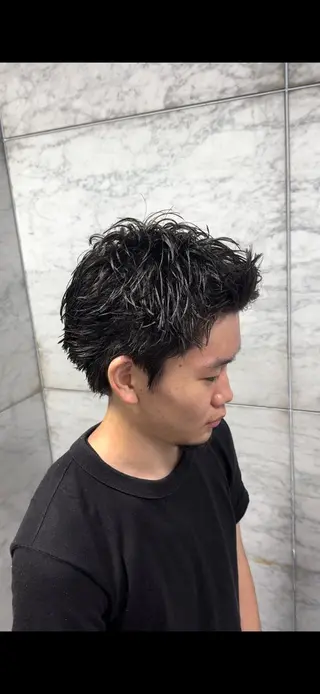 パーマ メンズ パーマ／京都駅 ／メンズ/藤井　翔のヘアスタイル