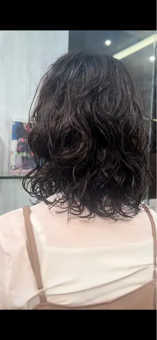 ミディアム パーマ ROBBY所属・松井美樹/似合わせ ガーリー・韓国のヘアスタイル