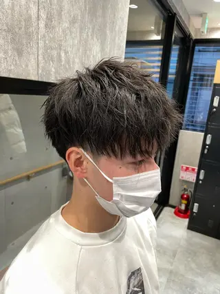 ショート カラー パーマ メンズ 🔥メンズ超特化🔥 青木海斗のヘアスタイル