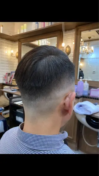 ショート メンズ ルピナス中田店長 山口大地のヘアスタイル