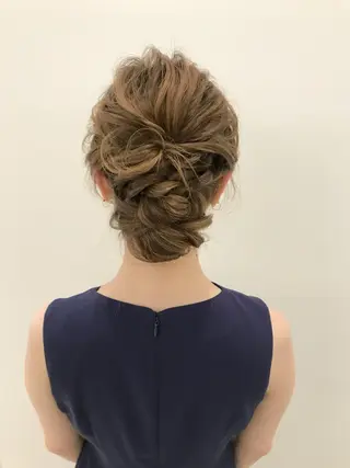 ミディアム due hair 京都駅前店 MILBON オージュア認定サロン【デューヘアー】所属・ハイトーンブリーチ 土坂 由志【京都】のヘアスタイル