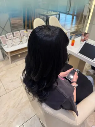 ロング カラー kureha𓈒𓋜 ANNETTA🐣‪のヘアスタイル