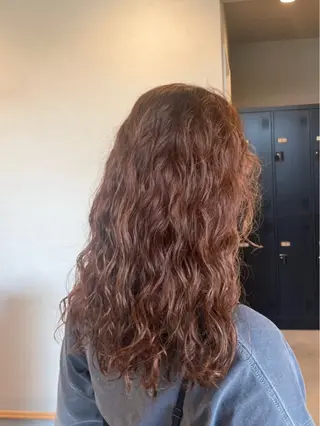 ロング パーマ BASE hair所属・risa / base hairのヘアスタイル