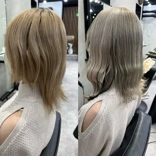 ミディアム カラー ヘアアレンジ ar+ ❤︎ maiのヘアスタイル
