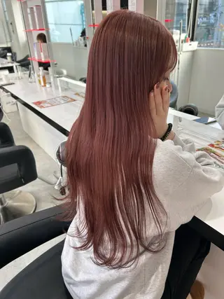 ロング カラー エフェクトブリーチ／ レイヤーカット／翔のヘアスタイル