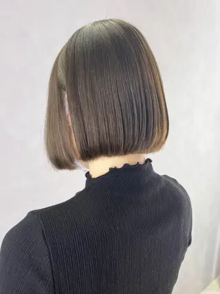 ミディアム ヘアアレンジ パーマ カラー ITbyALBUM 中野店のヘアスタイル