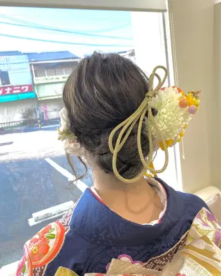 ロング ヘアアレンジ 岡田詩織 MODE Ks松原店のヘアスタイル