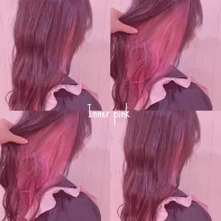 ロング カラー ヘアアレンジ 💕ブリーチ/ヘアメ 🎀YUUKAのヘアスタイル