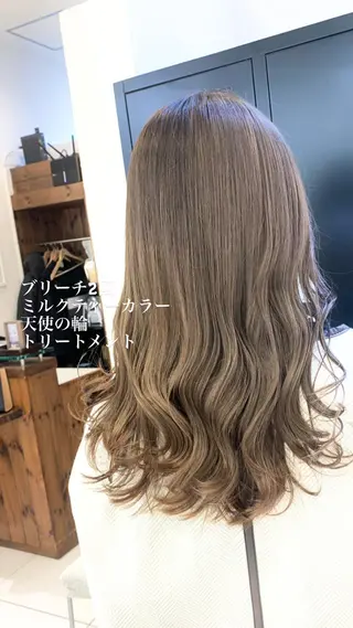 ロング カラー 似合わせカラー/艶 髪質改善/ヨシザキのヘアスタイル