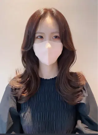 セミロング YUKI / レイヤーカット🤍のヘアスタイル