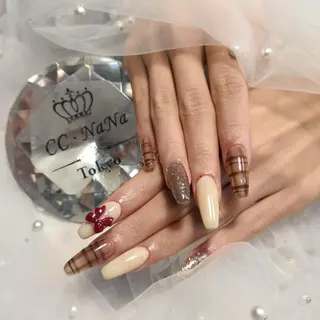 ネイル 💎CC・NaNa 韓国風ネイル🌙Cのネイルデザイン