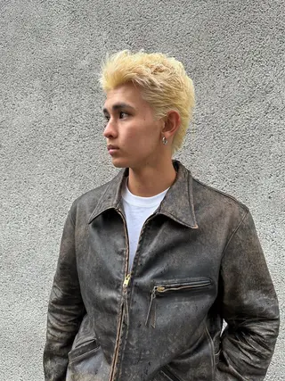 メンズ 新世代パーマ⚡️ の達人トモ⚡️のヘアスタイル