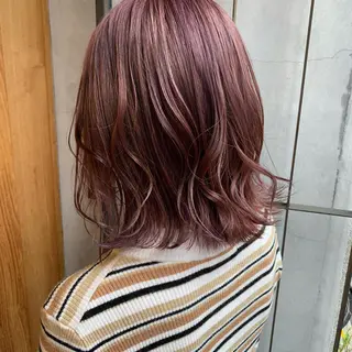 ミディアム 艶髪color💎髪 質改善ストレート大吉のヘアスタイル