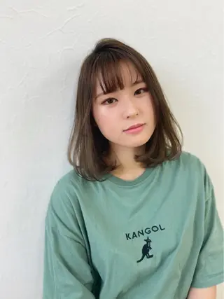 ミディアム 😺ヒアリング 重視😺小川のヘアスタイル