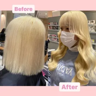 ロング ORIKA 美容室のヘアスタイル