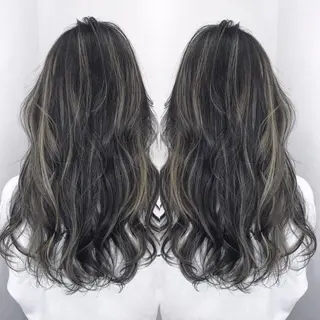 ロング カラー TATSUYA アートディレクターのヘアスタイル