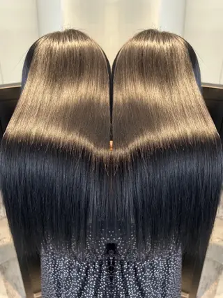 ロング カラー dx share salon 渋谷所属・髪質改善ヘアエステ Soruhaのヘアスタイル