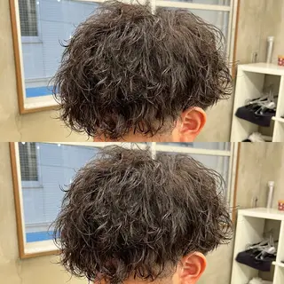 ミディアム パーマ メンズ メンズ満足度No.1 代表　北野拓海　蕨のヘアスタイル