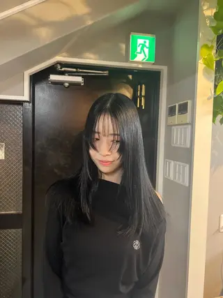 ロング カラー est hair mar所属・艶カラー/ツイスパ/ 無造作パーマ　久保のヘアスタイル