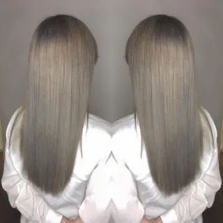 ロング カラー パーマ ヘアアレンジ エグチ アキラのヘアスタイル