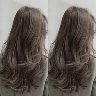 ロング シールエクステ/ ダブルカラー/茉央のヘアスタイル