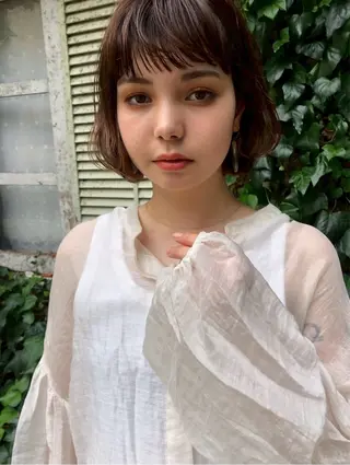 パーマ 田村 汐織のヘアスタイル