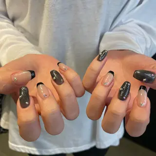 ネイル 🫧飛山琉桜/二条 ネイルアート/束感のマツエク・マツパデザイン