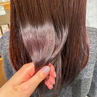 カラー 透明感寒色 カラー/さとゆな💛のヘアスタイル