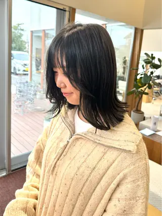 ミディアム 中西倖 トップスタイリストのヘアスタイル