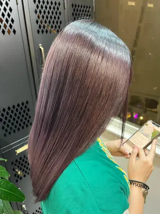 セミロング カラー 最高級髪質改善🥇 小玉美菜のヘアスタイル