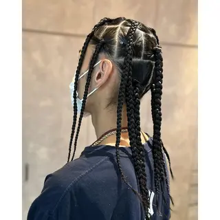 ロング カラー パーマ ヘアアレンジ キッズ BRAIDS💎愛子 大人ハイライト💎のヘアスタイル