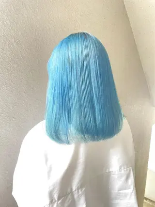 ミディアム カラー ブリーチカラー🌈 石垣翔太のヘアスタイル