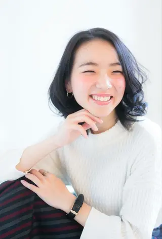 セミロング ニシムラ コウイチのヘアスタイル