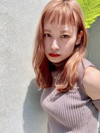 ミディアム VLOW nex the salon所属・韓国風/髪質改善/ ナガヤアキラのヘアスタイル