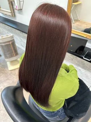 ミディアム カラー ✂️無料カットモデル ✂️佐々木悠月のヘアスタイル