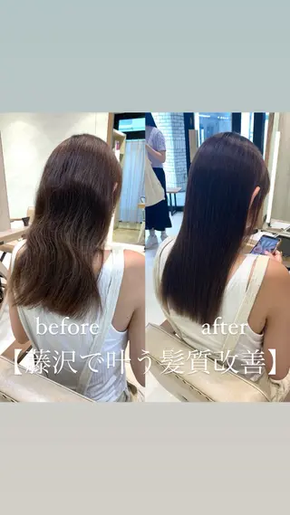 ロング パーマ 艶カラー/暖色カラー /透明感/ryutoのヘアスタイル