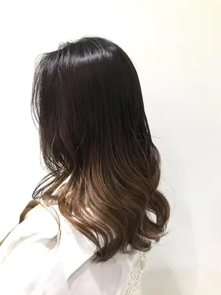 セミロング 下條 真のヘアスタイル